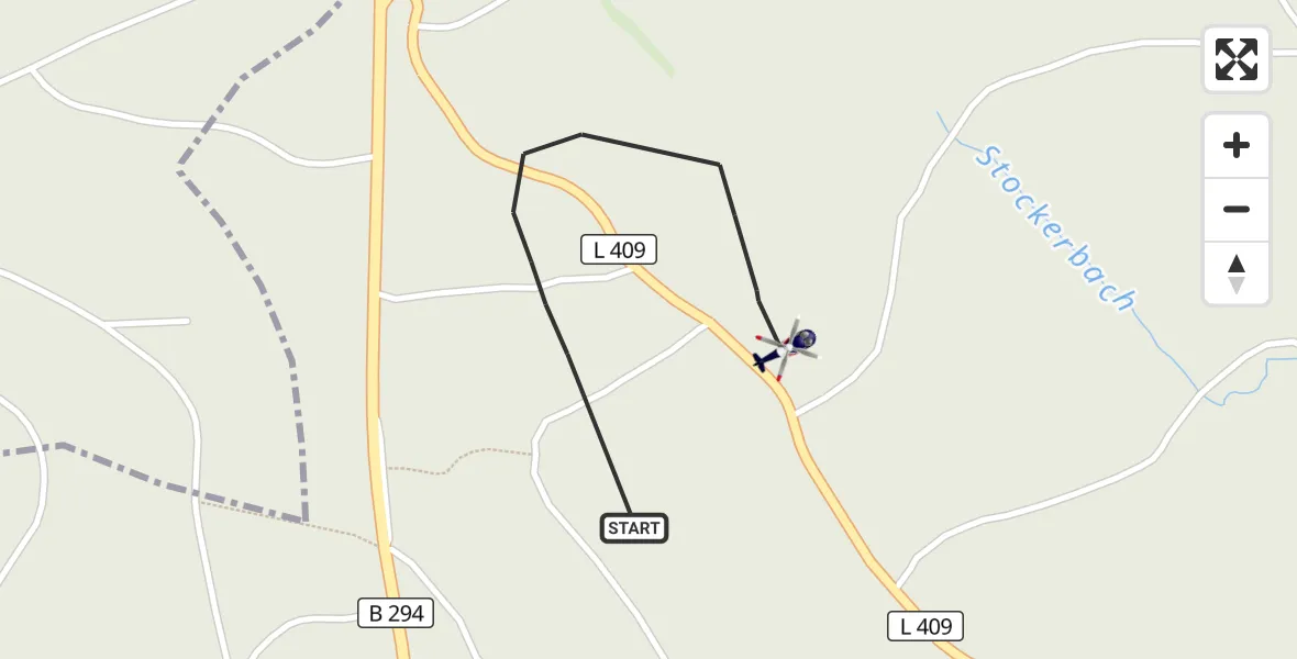 Flugroute Polizeihubschrauber Freudenstadt - Freudenstadt, 16 September 2026, 15:45
