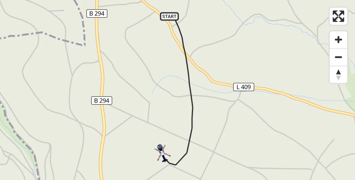 Flugroute Polizeihubschrauber Freudenstadt - Freudenstadt, 16 September 2026, 15:49
