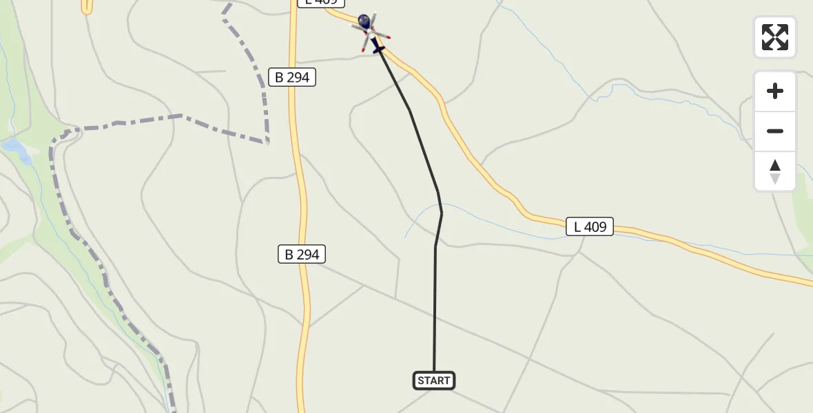 Flugroute Polizeihubschrauber Freudenstadt - Freudenstadt, 16 September 2026, 15:56