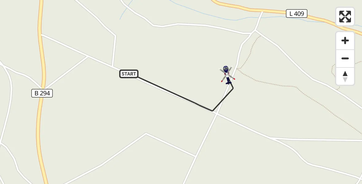 Flugroute Polizeihubschrauber Freudenstadt - Freudenstadt, 16 September 2026, 16:08