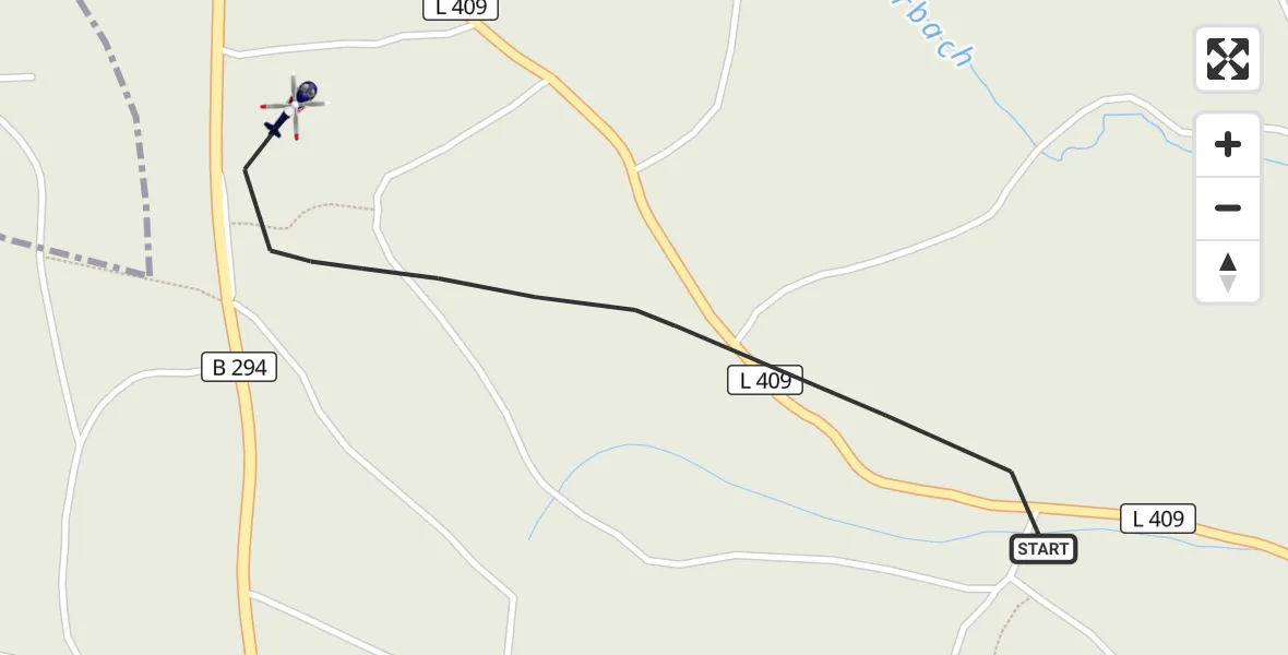 Flugroute Polizeihubschrauber Freudenstadt - Freudenstadt, 16 September 2026, 16:25