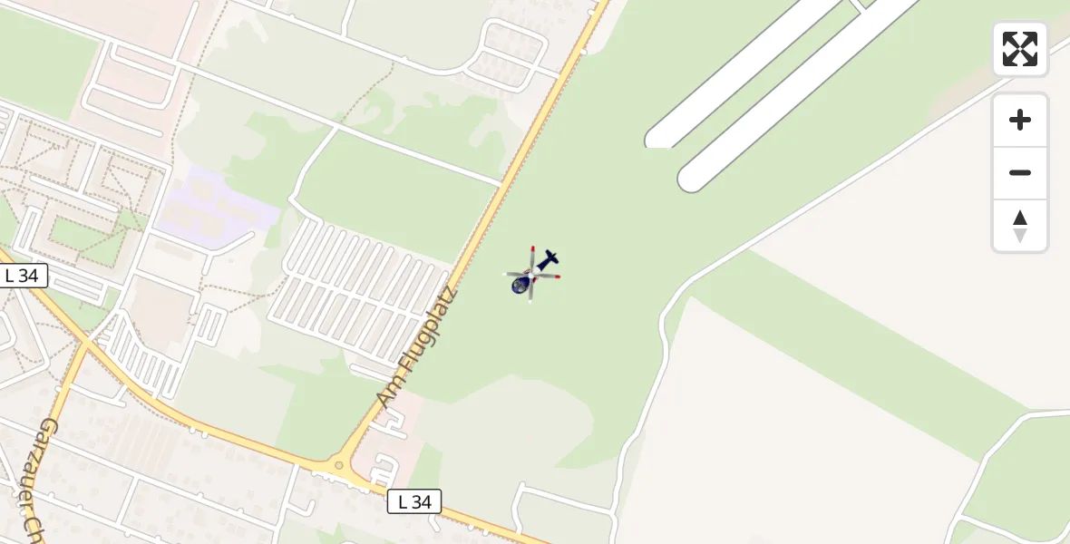 Flugroute Polizeihubschrauber Strausberg - Strausberg, 17 September 2026, 07:55