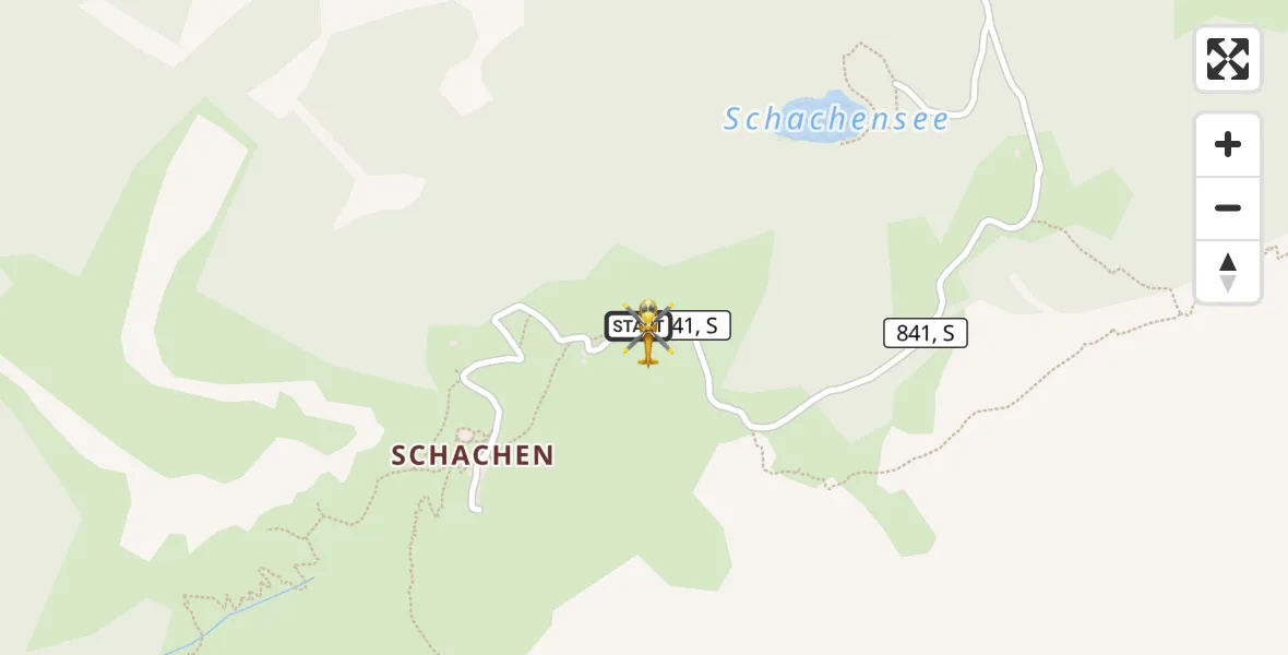 Flugroute Rettungshubschrauber Garmisch-Partenkirchen - Garmisch-Partenkirchen, 18 September 2026, 01:40