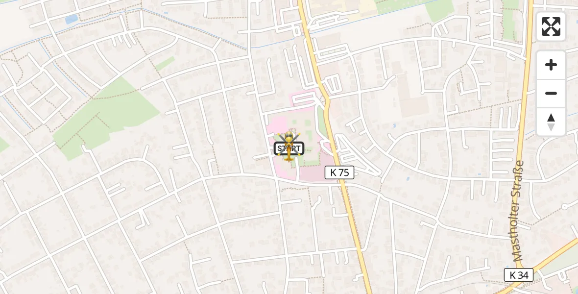 Flugroute Ambulanzhubschrauber Lippstadt - Lippstadt, 18 September 2026, 02:43