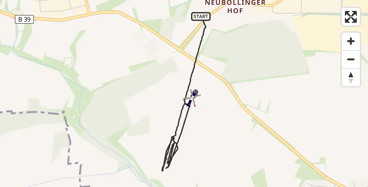 Flugroute Polizeihubschrauber Heilbronn - Heilbronn, 18 September 2026, 09:49