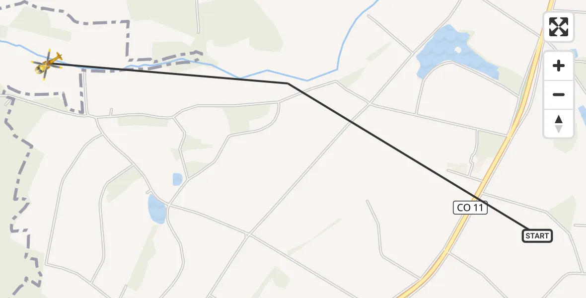 Flugroute Rettungshubschrauber Neustadt b.Coburg - Neustadt b.Coburg, 18 September 2026, 14:40