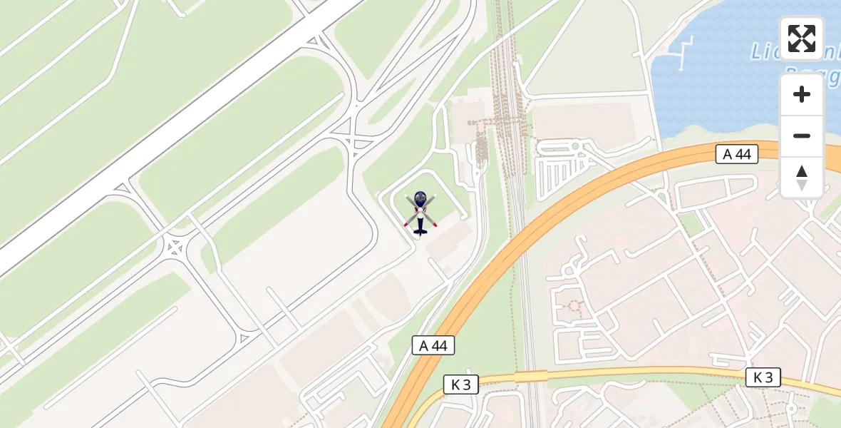 Flugroute Polizeihubschrauber Düsseldorf Flughafen - Düsseldorf Flughafen, 18 September 2026, 15:08