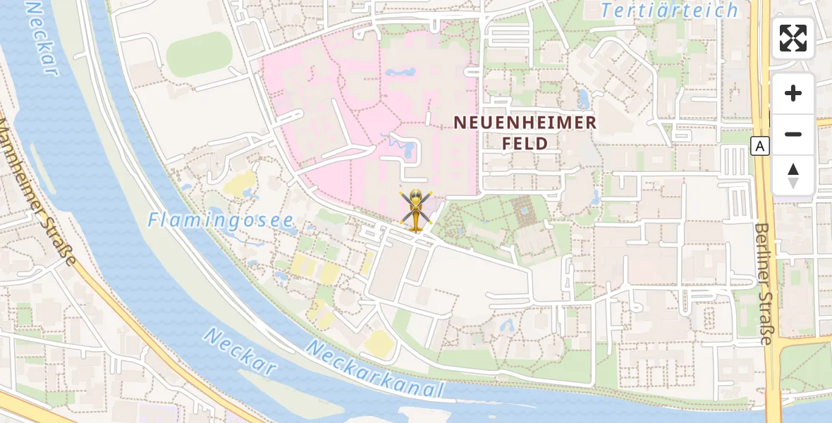 Flugroute Rettungshubschrauber Heidelberg - Heidelberg, 18 September 2026, 16:19