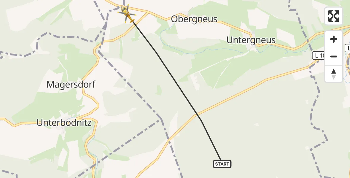Flugroute Rettungshubschrauber Gneus - Gneus, 18 September 2026, 16:33
