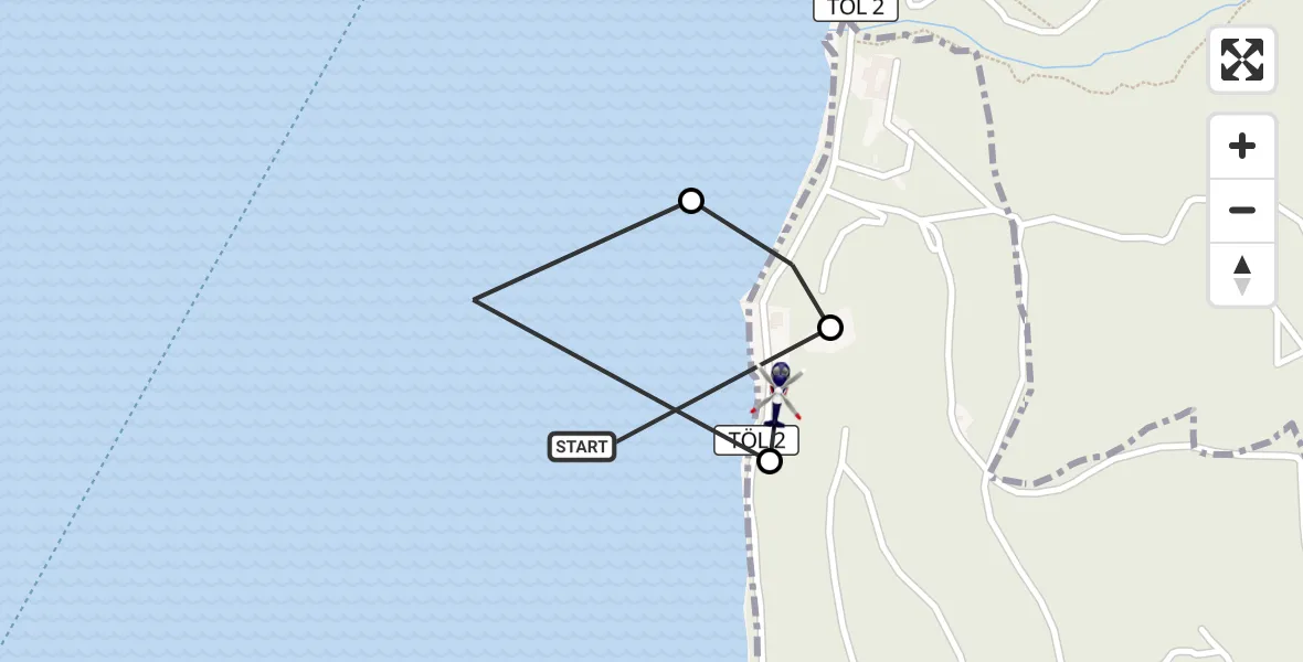 Flugroute Polizeihubschrauber Starnberger See - Münsing, 19 September 2026, 10:16