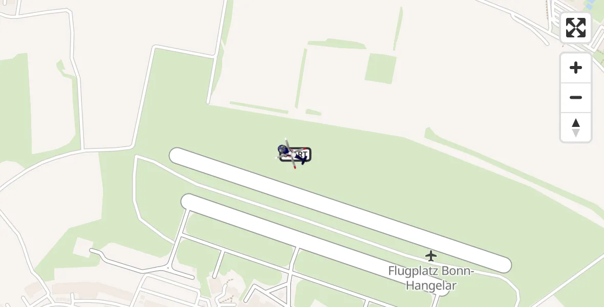 Flugroute Polizeihubschrauber Bonn-Hangelar Flugplatz - Bonn-Hangelar Flugplatz, 21 September 2026, 07:15