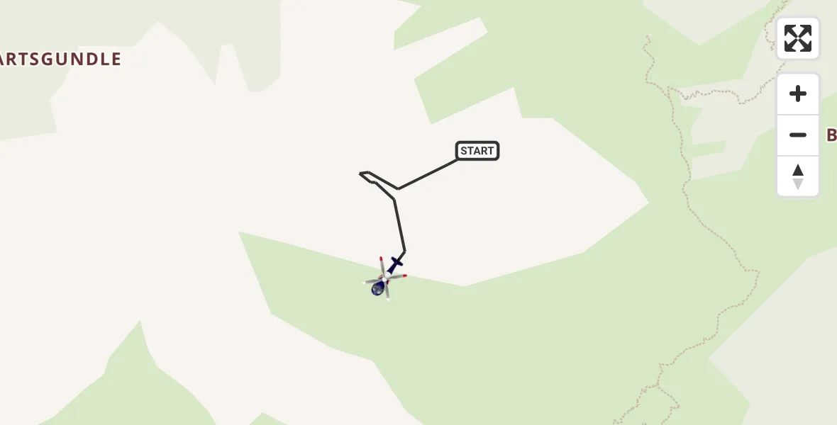 Flugroute Polizeihubschrauber Oberstdorf - Oberstdorf, 21 September 2026, 07:54