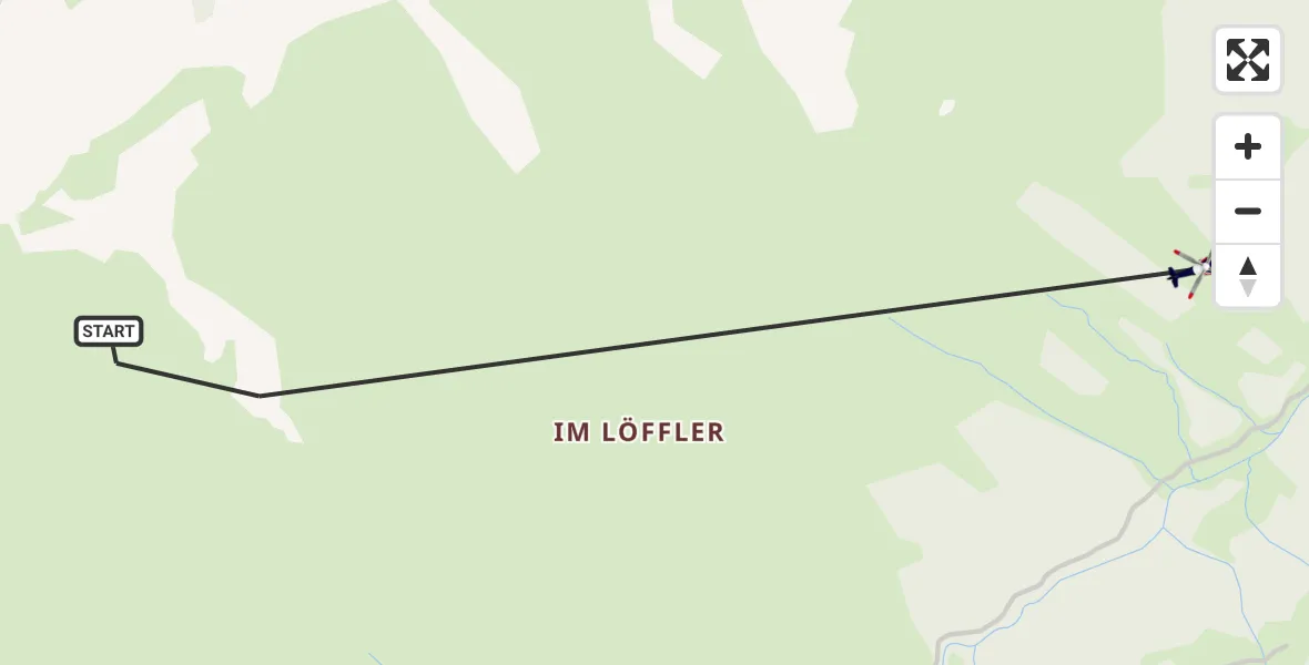 Flugroute Polizeihubschrauber Oberstdorf - Oberstdorf, 21 September 2026, 09:38
