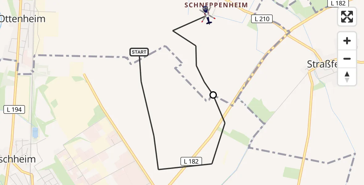 Flugroute Polizeihubschrauber Euskirchen - Weilerswist, 21 September 2026, 12:03