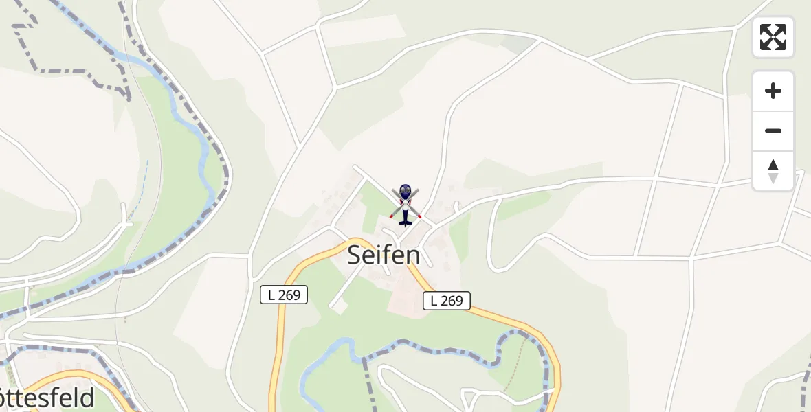 Flugroute Polizeihubschrauber Seifen - Seifen, 21 September 2026, 13:26