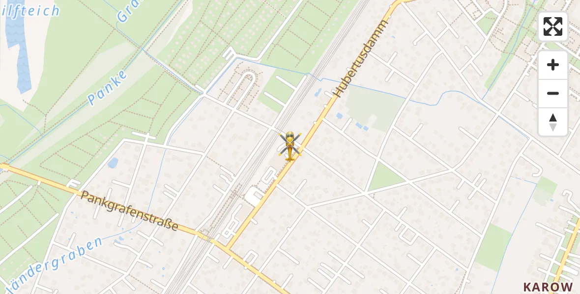 Flugroute Rettungshubschrauber Berlin - Berlin, 21 September 2026, 16:00