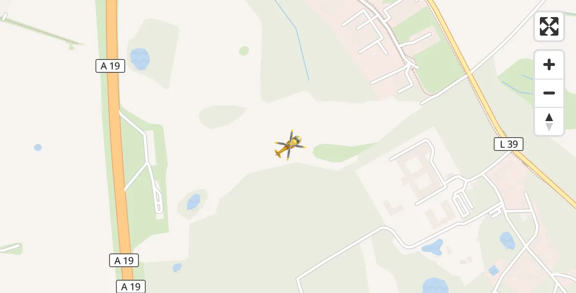 Flugroute Ambulanzhubschrauber Dummerstorf - Dummerstorf, 22 September 2026, 08:42