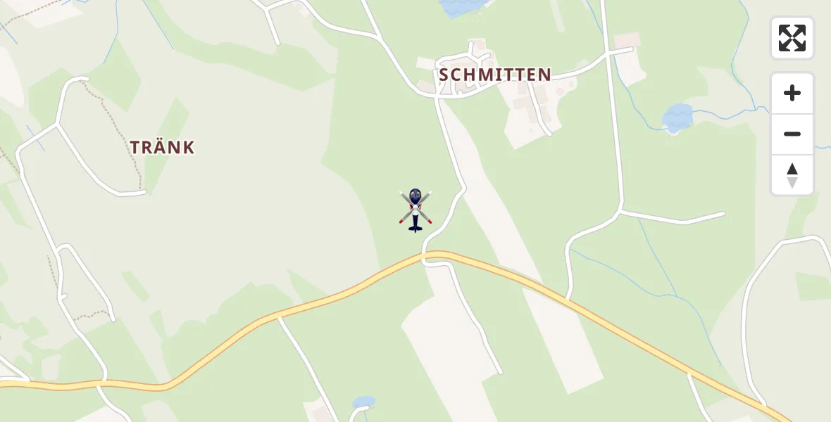 Flugroute Polizeihubschrauber Seeshaupt - Seeshaupt, 22 September 2026, 09:38