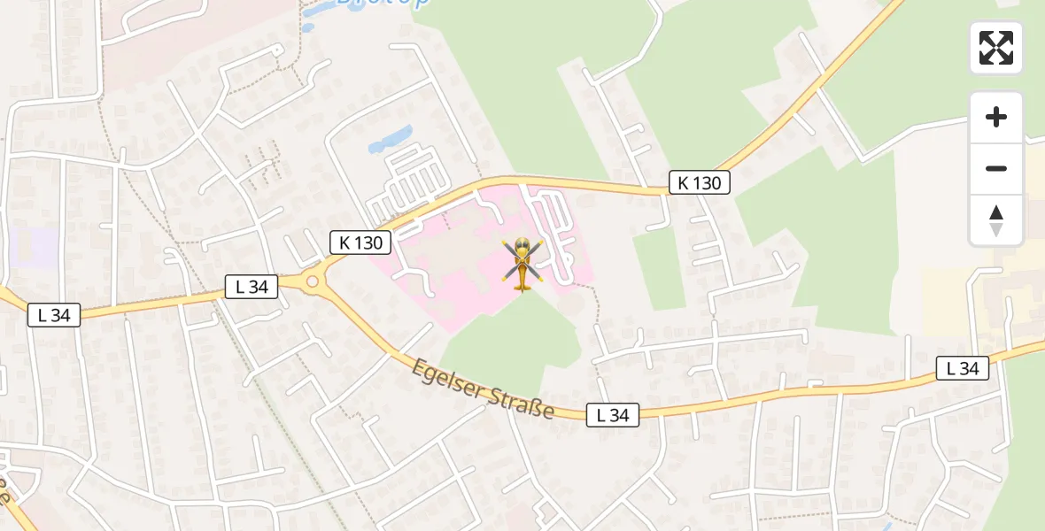 Flugroute Ambulanzhubschrauber Aurich - Aurich, 22 September 2026, 10:04