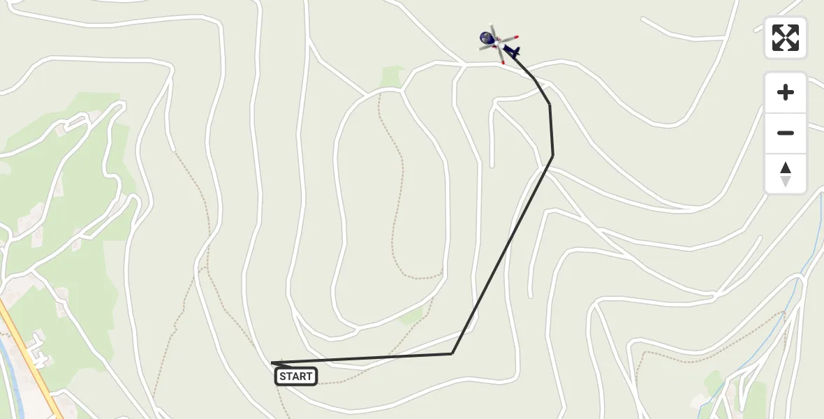 Flugroute Polizeihubschrauber Baiersbronn - Baiersbronn, 22 September 2026, 10:59