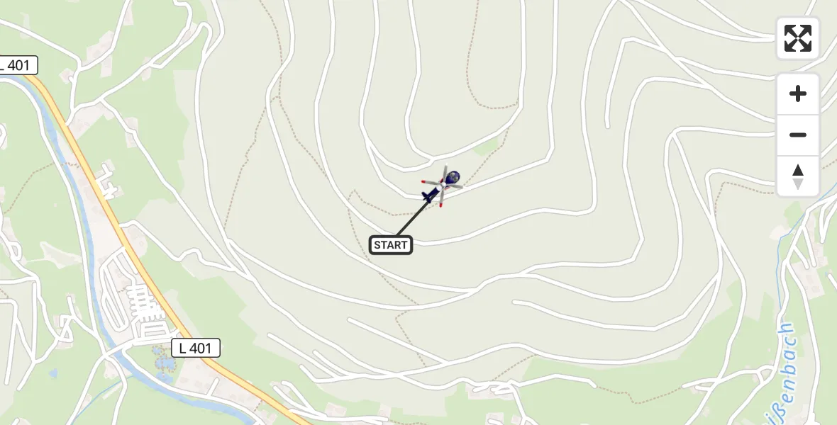 Flugroute Polizeihubschrauber Baiersbronn - Baiersbronn, 22 September 2026, 11:48