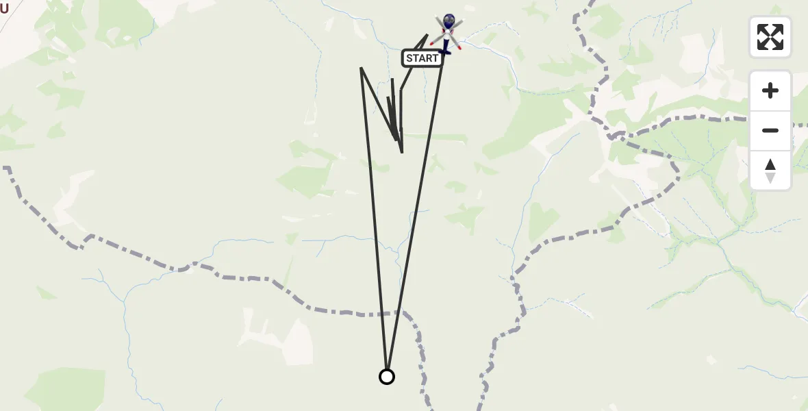 Flugroute Polizeihubschrauber Ohlstadt - Ohlstadt, 22 September 2026, 12:00
