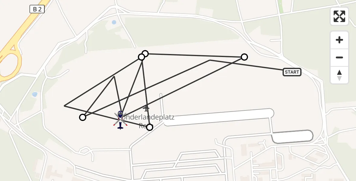 Flugroute Polizeihubschrauber Flugplatz Roth - Roth, 23 September 2026, 09:18
