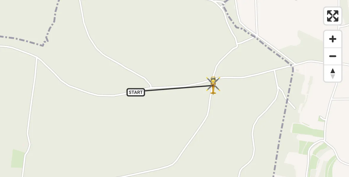 Flugroute Rettungshubschrauber Geisberger Forst - Geisberger Forst, 23 September 2026, 16:32