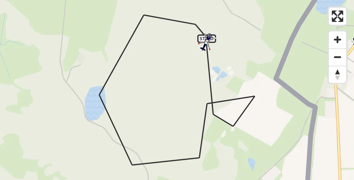 Flugroute Polizeihubschrauber Blankensee - Blankensee, 24 September 2026, 05:05