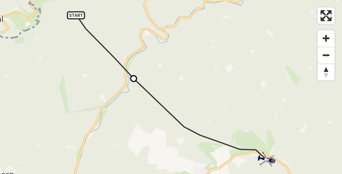 Flugroute Polizeihubschrauber Lorch - Rüdesheim am Rhein, 24 September 2026, 08:11