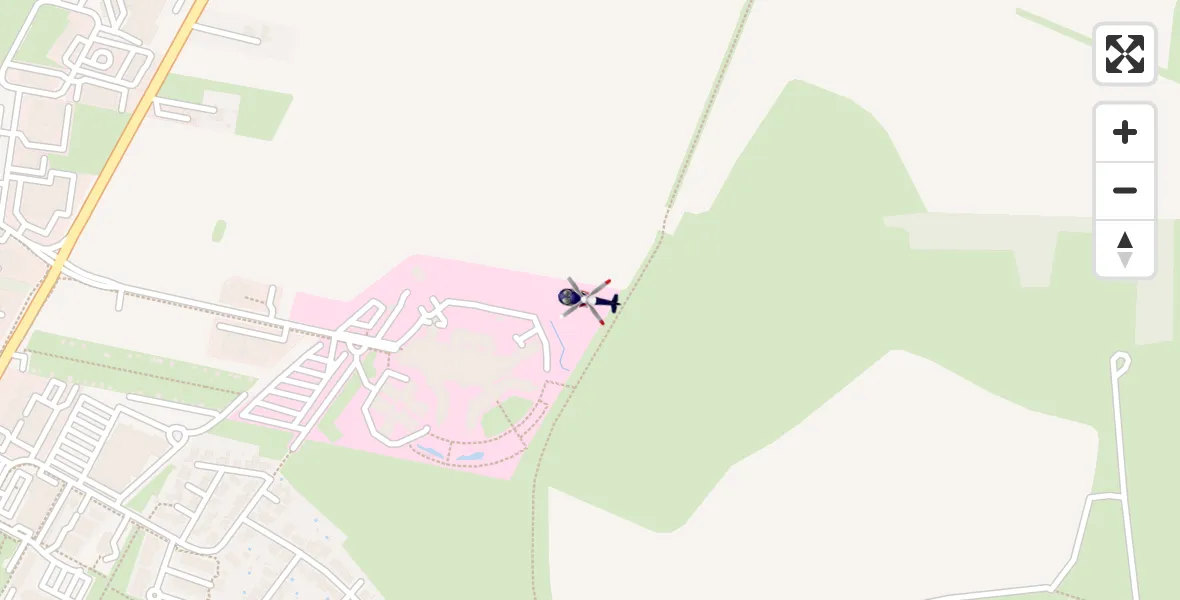 Flugroute Polizeihubschrauber Güstrow - Güstrow, 24 September 2026, 13:03