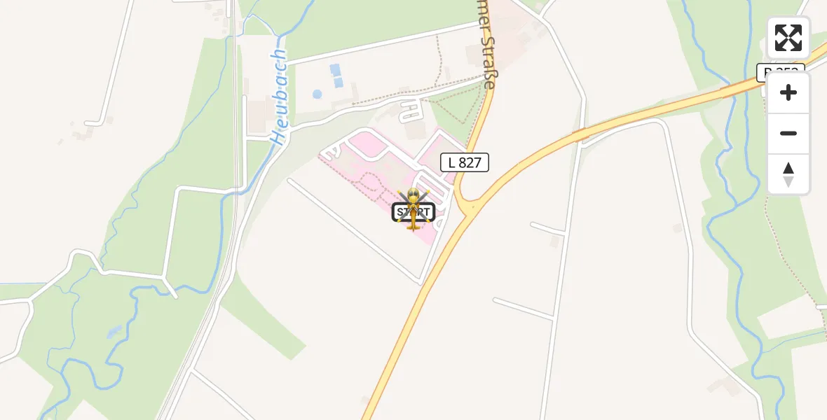 Flugroute Rettungshubschrauber Steinheim - Steinheim, 24 September 2026, 14:01