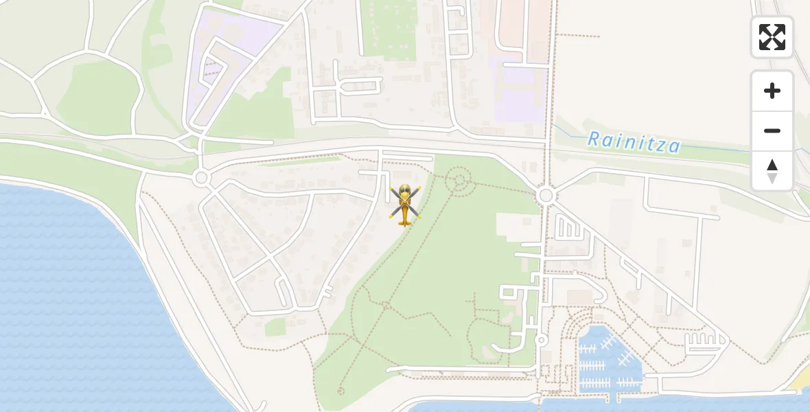Flugroute Rettungshubschrauber Großräschen - Großräschen, 25 September 2026, 08:16