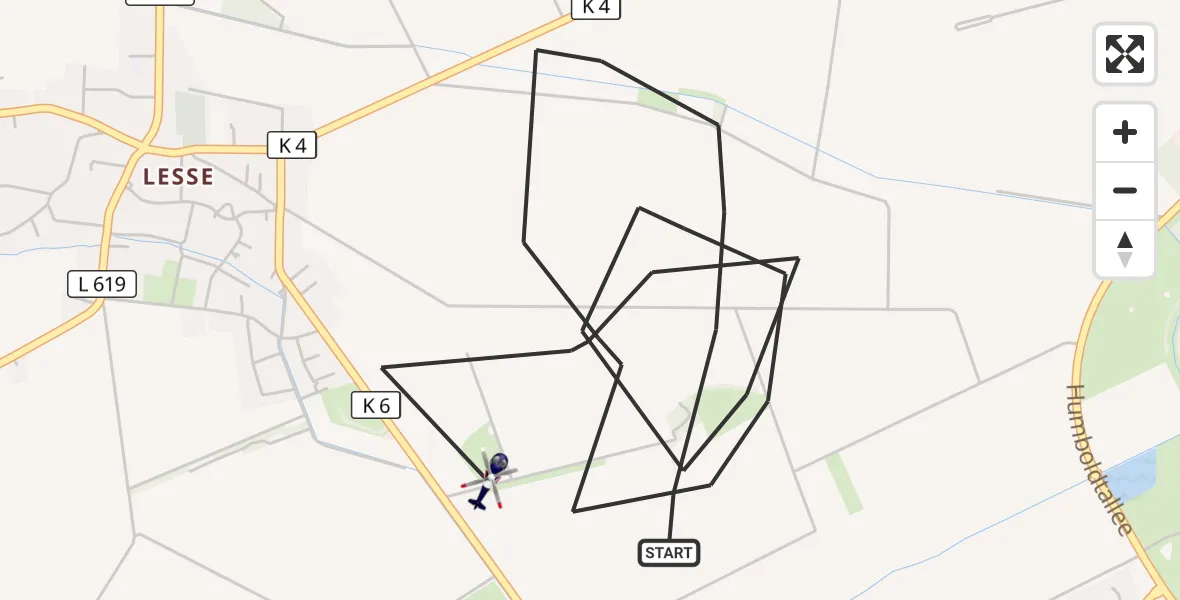 Flugroute Polizeihubschrauber Salzgitter - Salzgitter, 26 September 2026, 07:23