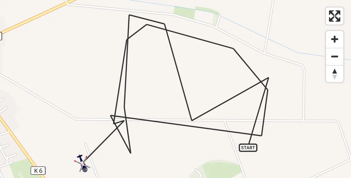 Flugroute Polizeihubschrauber Salzgitter - Salzgitter, 26 September 2026, 07:39