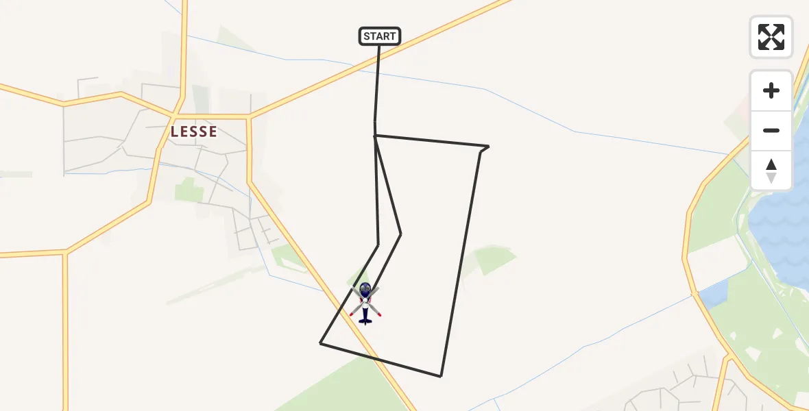 Flugroute Polizeihubschrauber Salzgitter - Salzgitter, 26 September 2026, 08:23