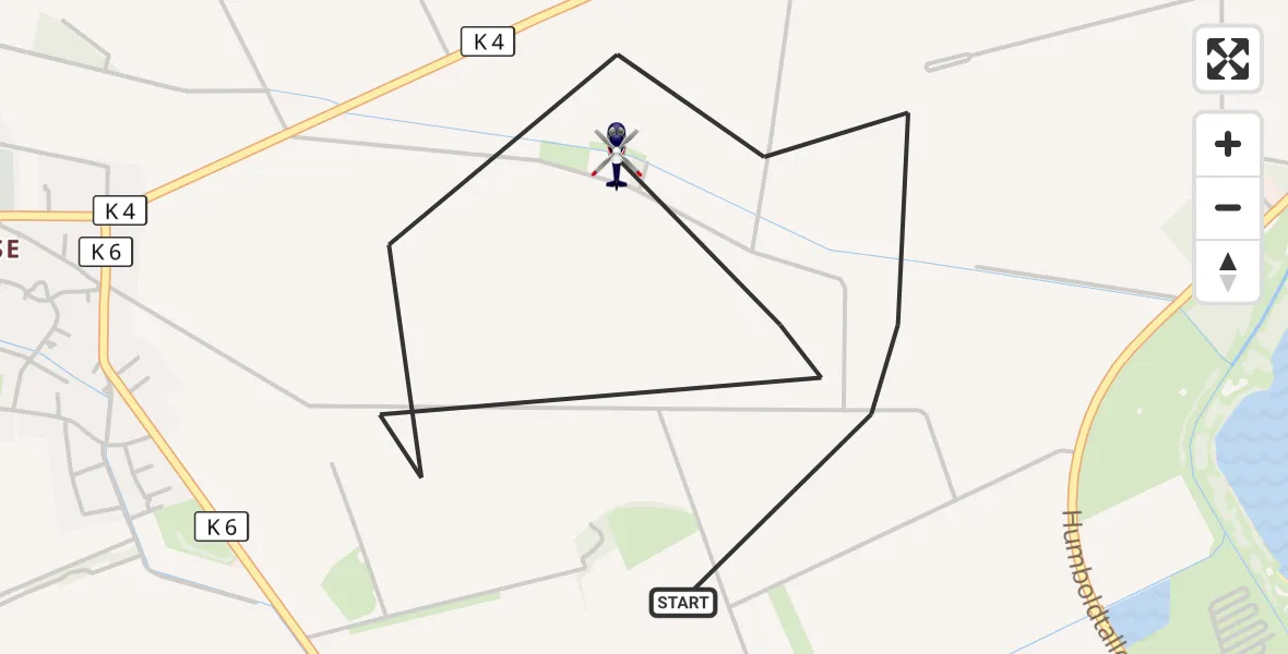 Flugroute Polizeihubschrauber Salzgitter - Salzgitter, 26 September 2026, 09:42