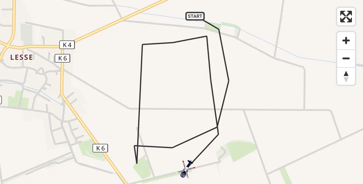 Flugroute Polizeihubschrauber Salzgitter - Salzgitter, 26 September 2026, 13:15