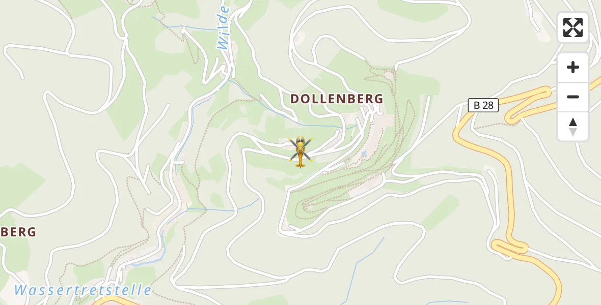 Flugroute Rettungshubschrauber Bad Peterstal-Griesbach - Bad Peterstal-Griesbach, 26 September 2026, 13:15