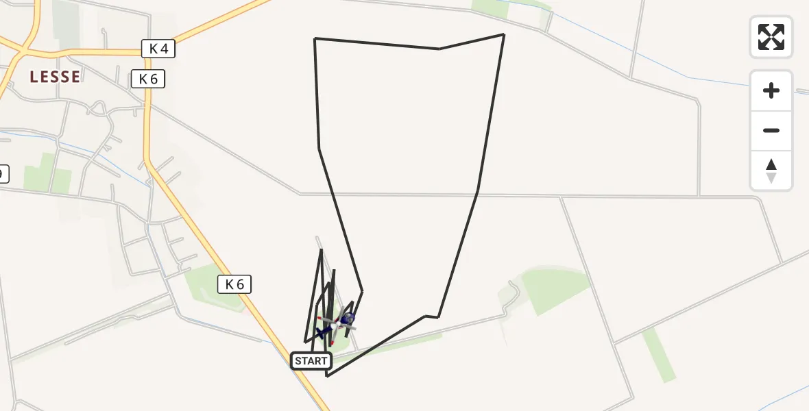 Flugroute Polizeihubschrauber Salzgitter - Salzgitter, 26 September 2026, 13:52