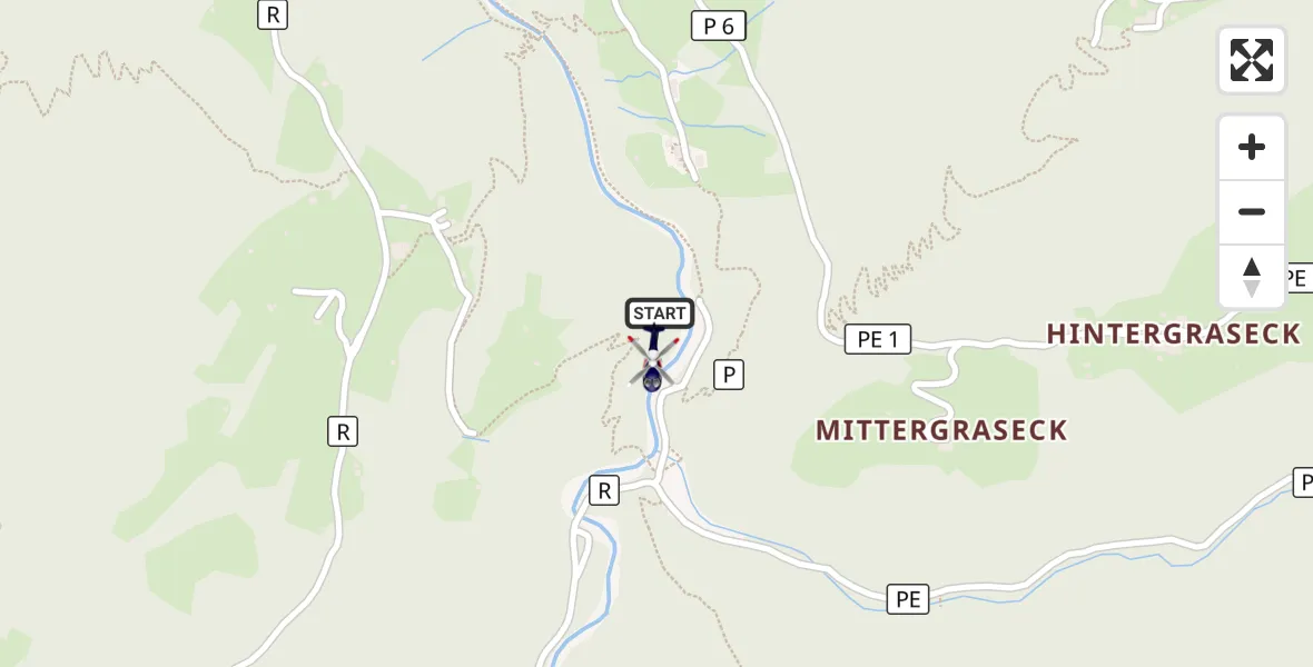 Flugroute Polizeihubschrauber Garmisch-Partenkirchen - Garmisch-Partenkirchen, 27 September 2026, 08:00