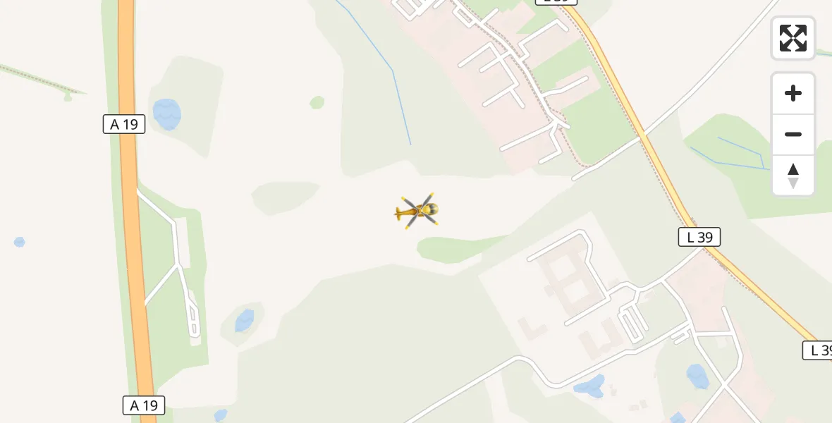 Flugroute Ambulanzhubschrauber Dummerstorf - Dummerstorf, 27 September 2026, 09:39