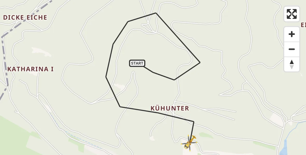 Flugroute Rettungshubschrauber Imsbach - Imsbach, 27 September 2026, 10:26
