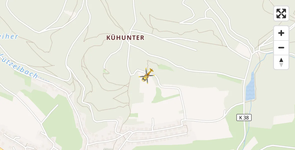 Flugroute Rettungshubschrauber Imsbach - Imsbach, 27 September 2026, 10:29