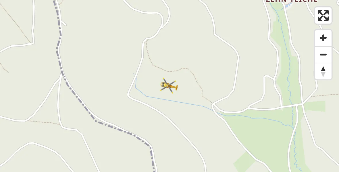 Flugroute Rettungshubschrauber Suhl - Suhl, 27 September 2026, 12:38