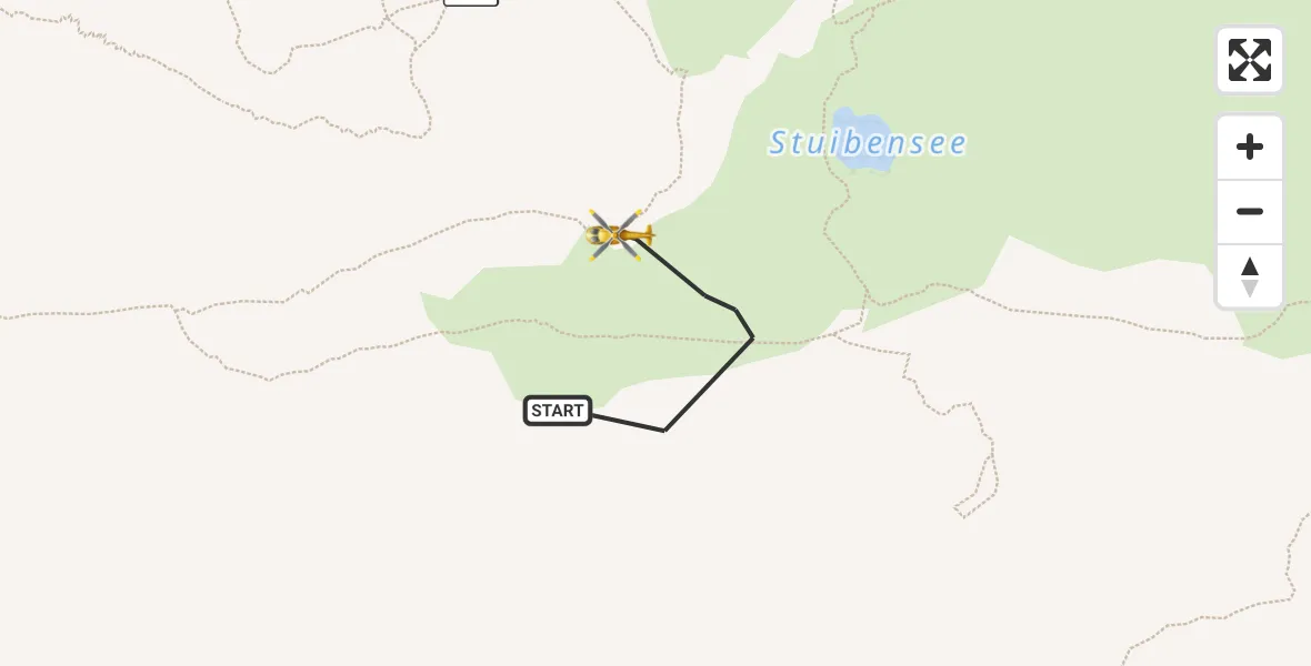 Flugroute Rettungshubschrauber Garmisch-Partenkirchen - Garmisch-Partenkirchen, 27 September 2026, 12:39