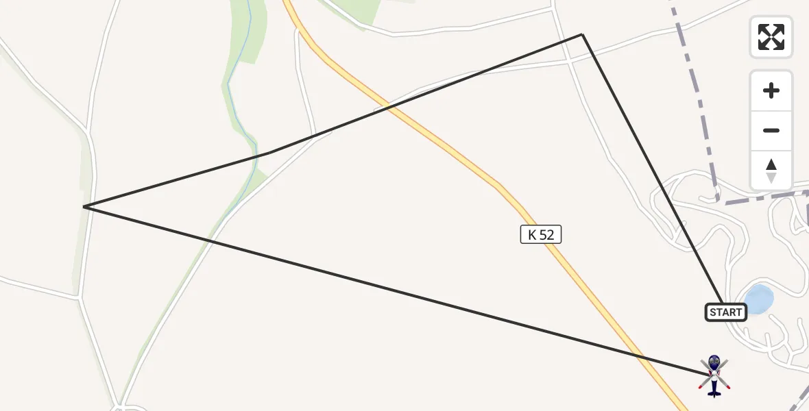 Flugroute Polizeihubschrauber Kruft - Kruft, 28 September 2026, 08:41