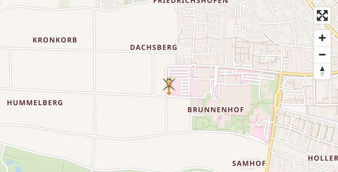 Flugroute Rettungshubschrauber Ingolstadt Hospital - Ingolstadt Hospital, 28 September 2026, 11:27