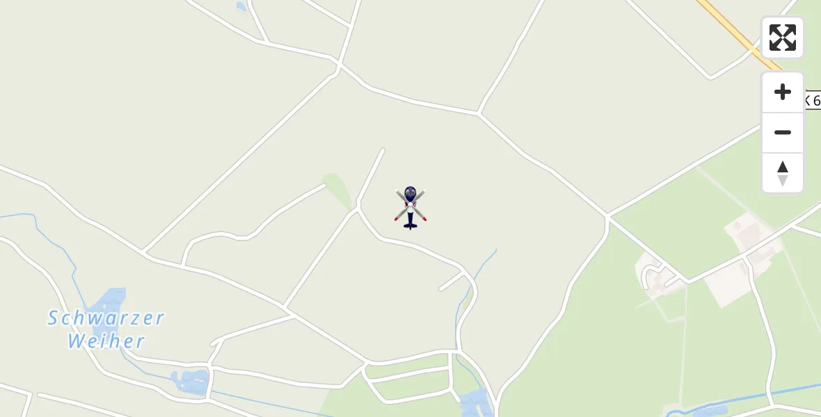 Flugroute Polizeihubschrauber Dahlem - Dahlem, 28 September 2026, 12:30