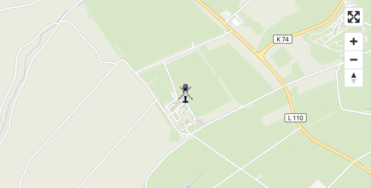 Flugroute Polizeihubschrauber Dahlem - Dahlem, 28 September 2026, 12:46